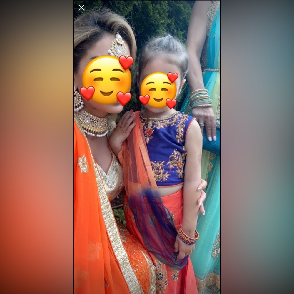 Kids matching Indian clothing/ lehengas